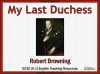 My Last Duchess Teaching Resources (slide 1/47)